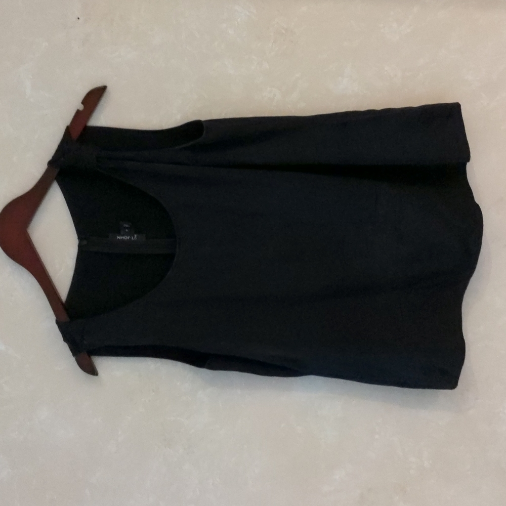 St. John black camisole, 95% silk, size 12